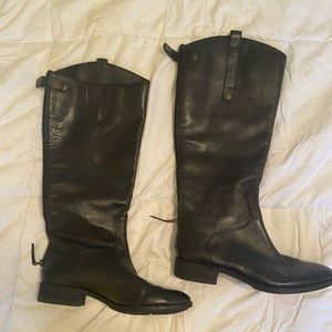 Sam edleman black boots knee height
